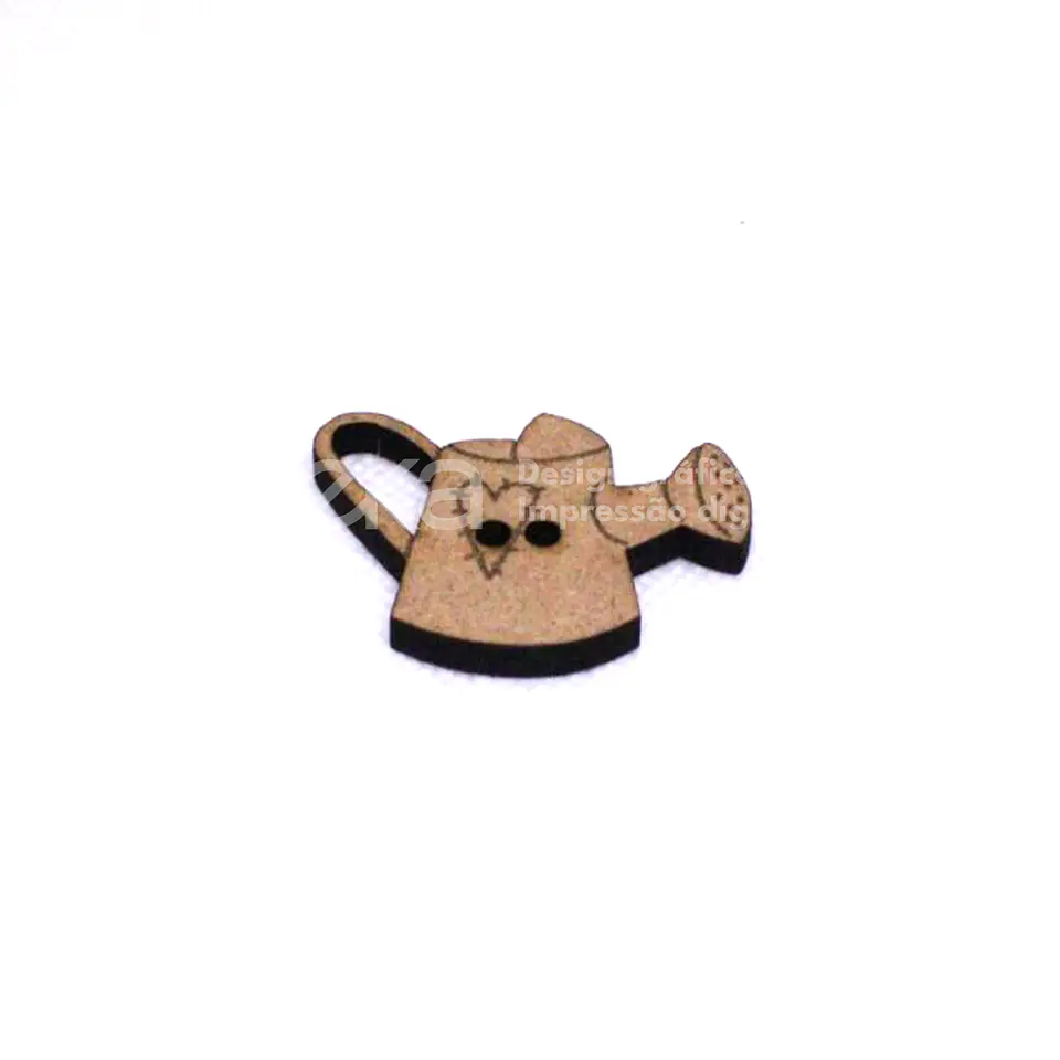 Juego de 10 botones de MDF de 3 mm  5