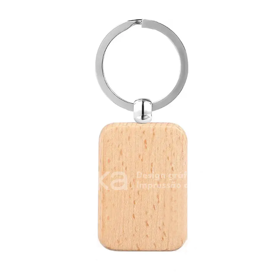 Porta-Chaves de Madeira Personalizado 2