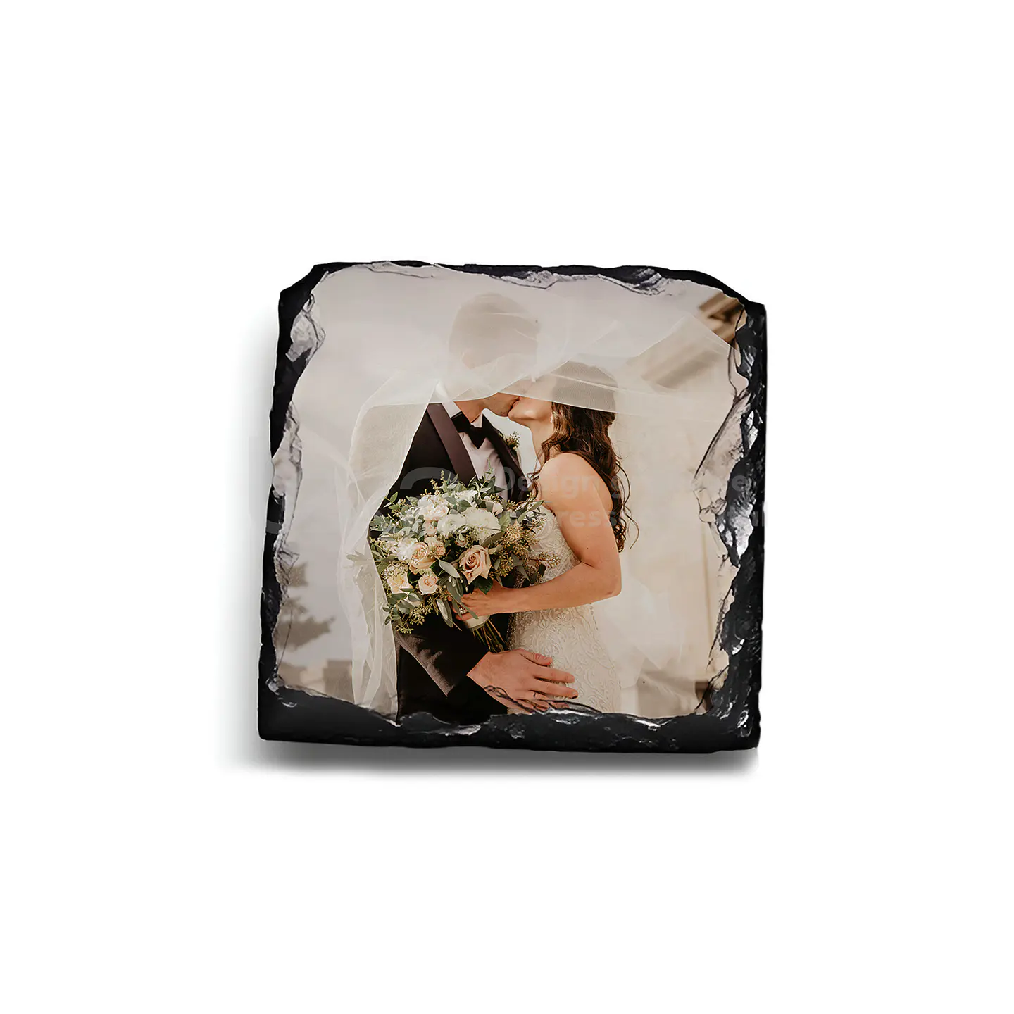 Piedra de pizarra pequeña personalizada 1