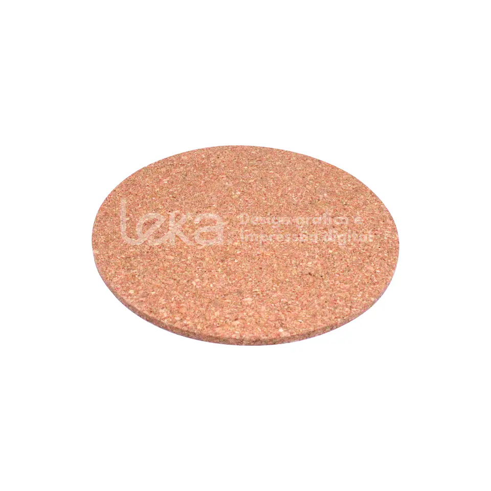 Base de copos Cortiça Personalizado - Pacote de 4 3