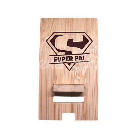 Suporte para telemóvel em bambu Personalizado