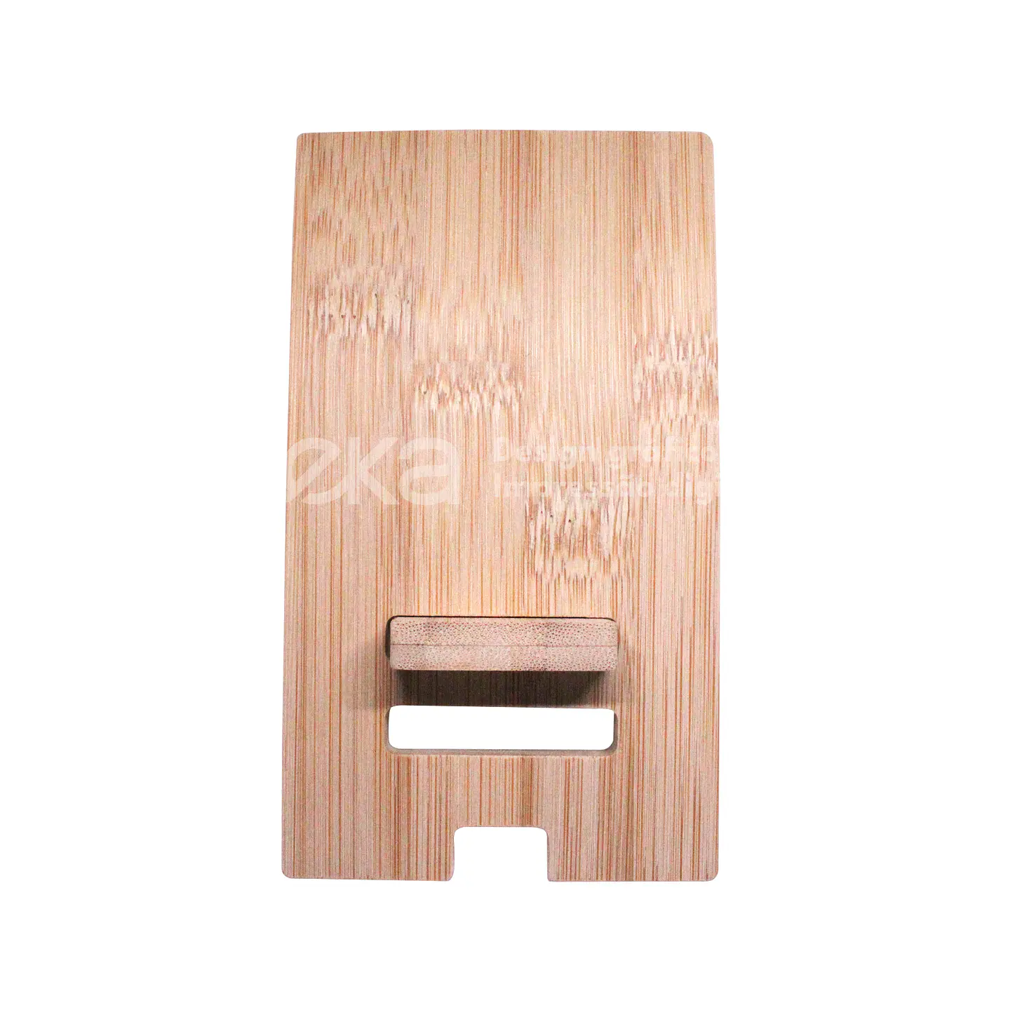 Soporte para teléfono de bambú personalizable 2