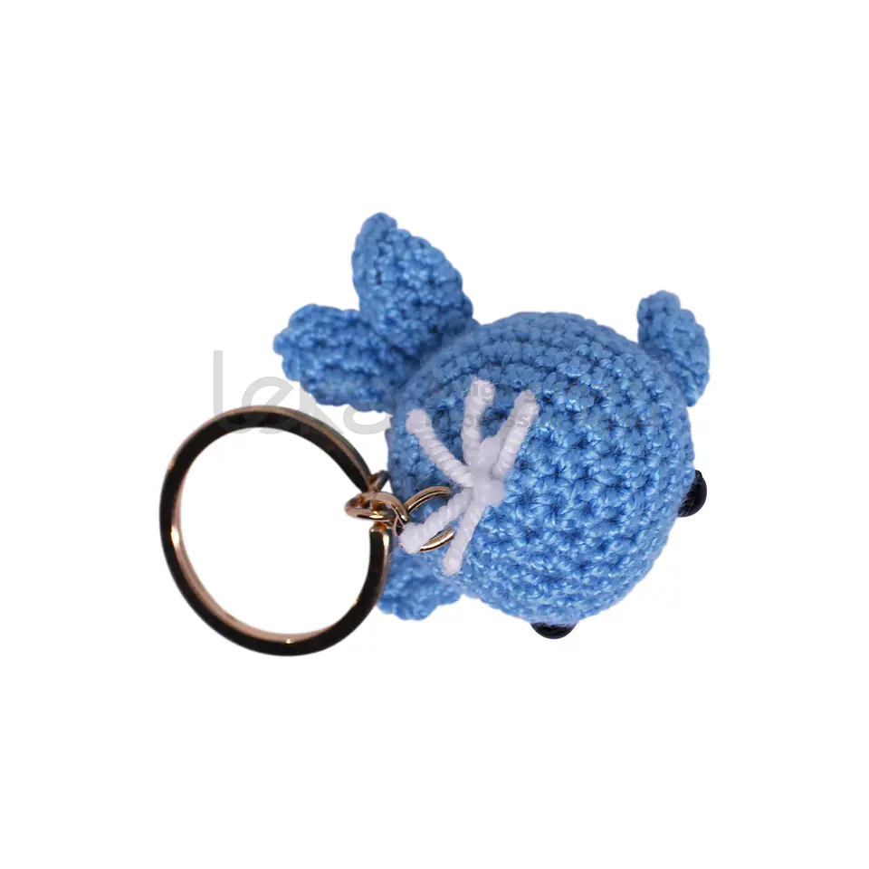 Llavero amigurumi de ballena bebé 3