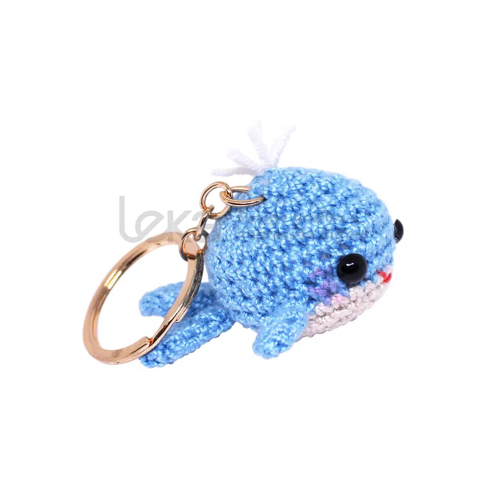 Llavero amigurumi de ballena bebé 1