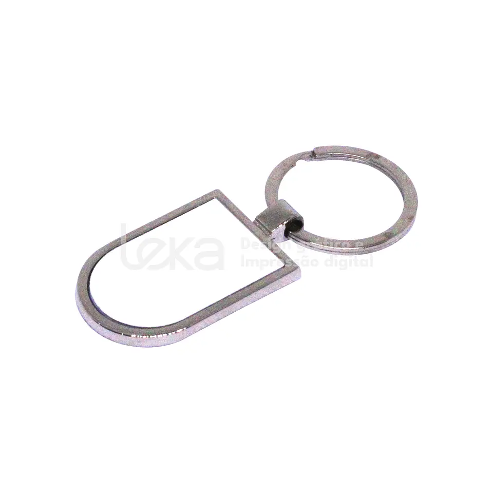 Porta-Chaves Escudo Cromado Personalizado 3