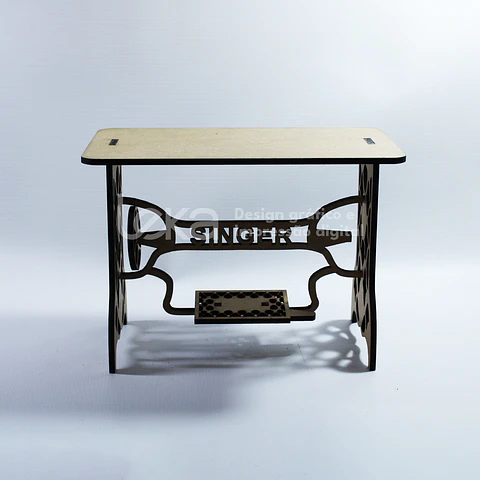 Mini Máquina de Costura Decorativa em MDF 5mm – Para Artesanato