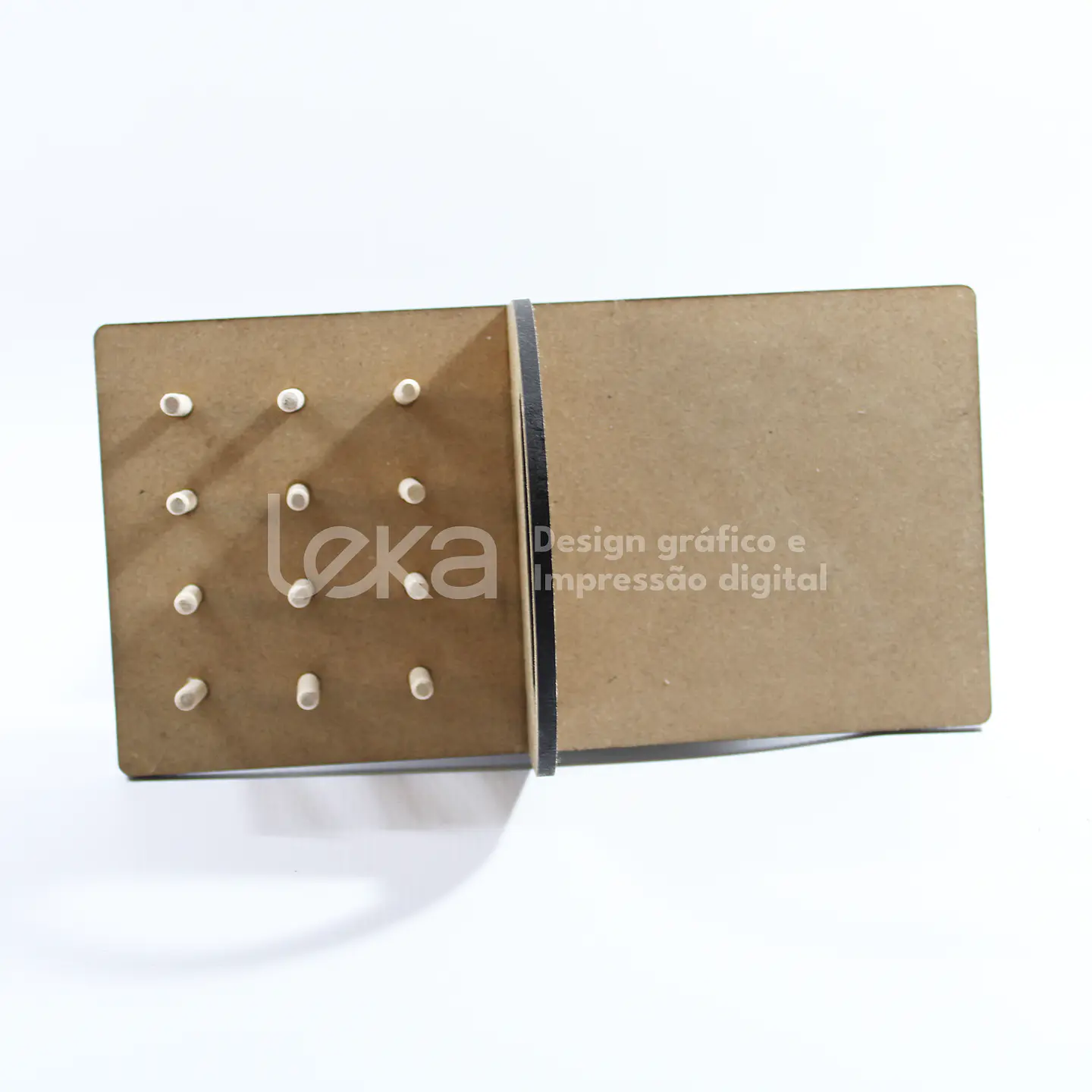 Kit para un cofre de costura grande en MDF de 5 mm – Estructura para forrar con tela 6