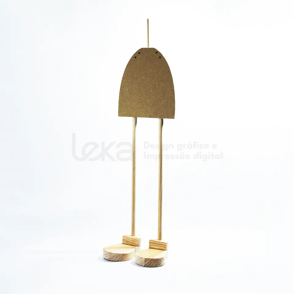 Kit Boneca Grande em MDF 15mm e Madeira de Pinho – Para Bonecas em Tecido 1