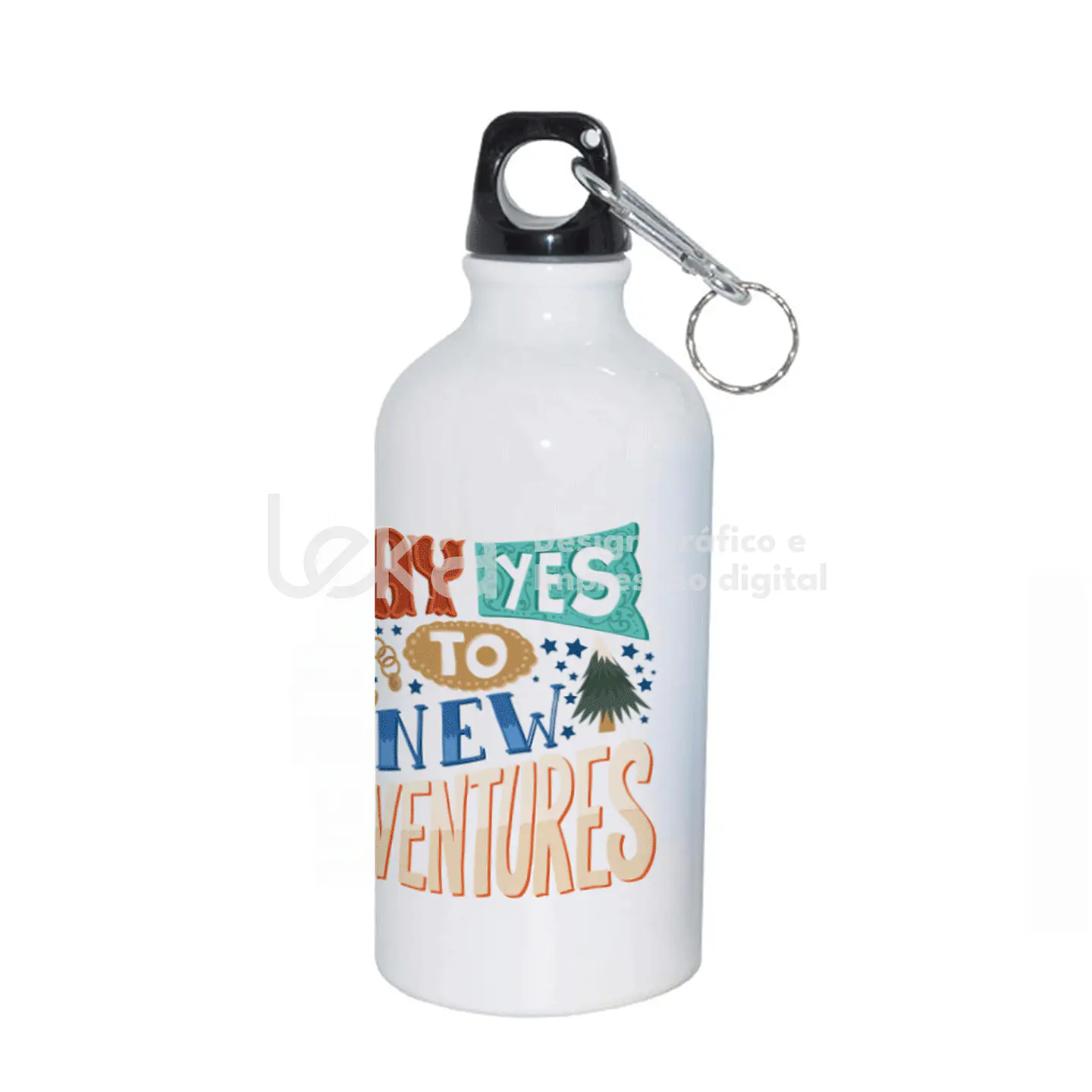 Botella de aluminio personalizada de 500 ml 1