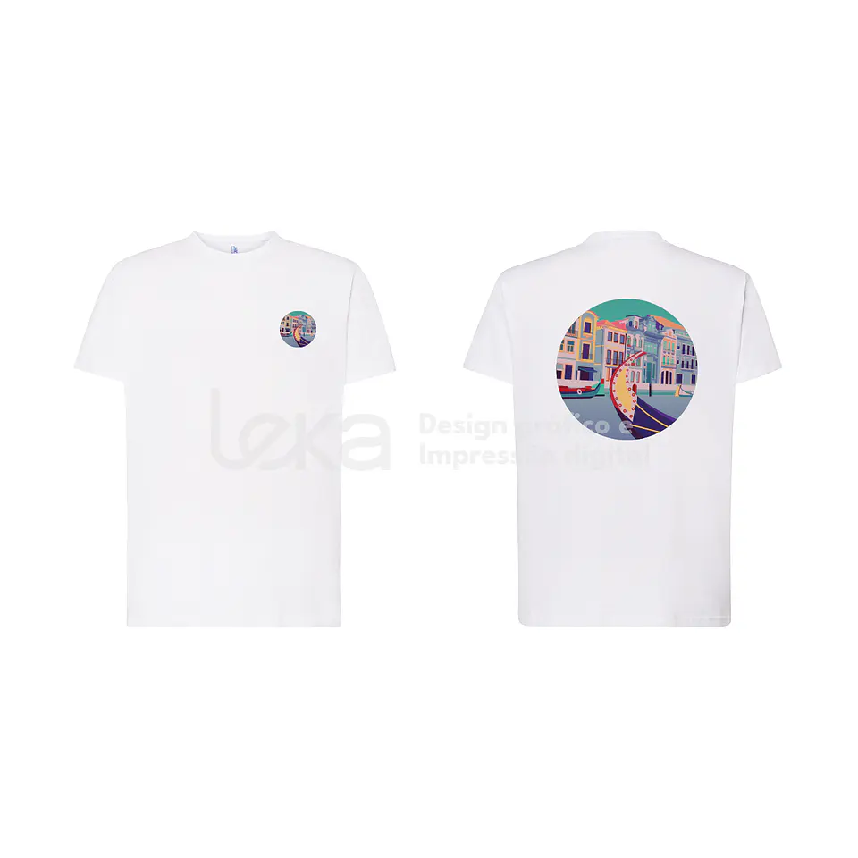 Camiseta t-shirt personalizada, 100% algodón, 155 gr – Impresión textil DTF o vinilo 10