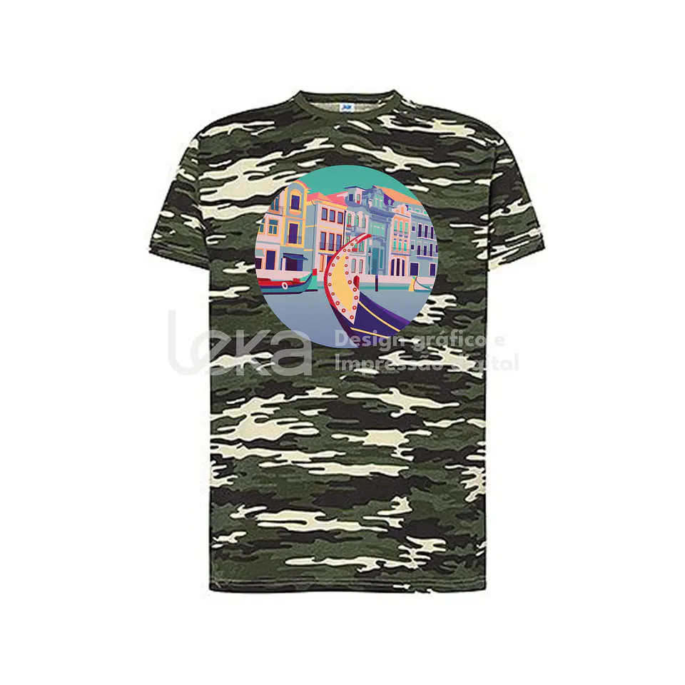Camiseta t-shirt personalizada, 100% algodón, 155 gr – Impresión textil DTF o vinilo 24