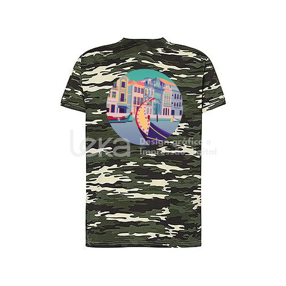 Camiseta t-shirt personalizada, 100% algodón, 155 gr – Impresión textil DTF o vinilo 25