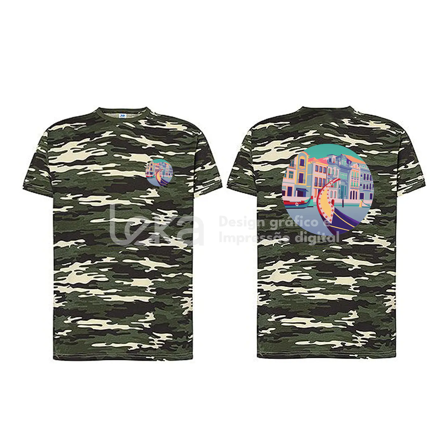 Camiseta t-shirt personalizada, 100% algodón, 155 gr – Impresión textil DTF o vinilo 30