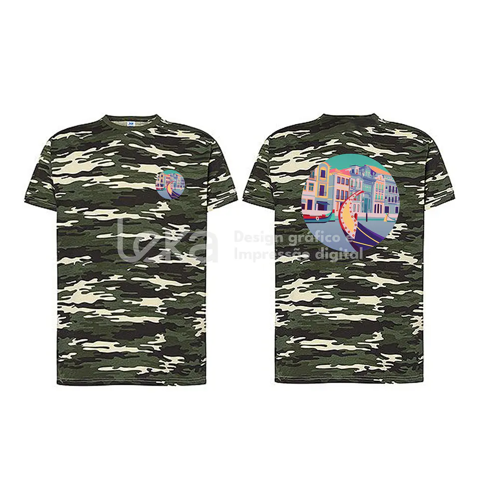 Camiseta t-shirt personalizada, 100% algodón, 155 gr – Impresión textil DTF o vinilo 30