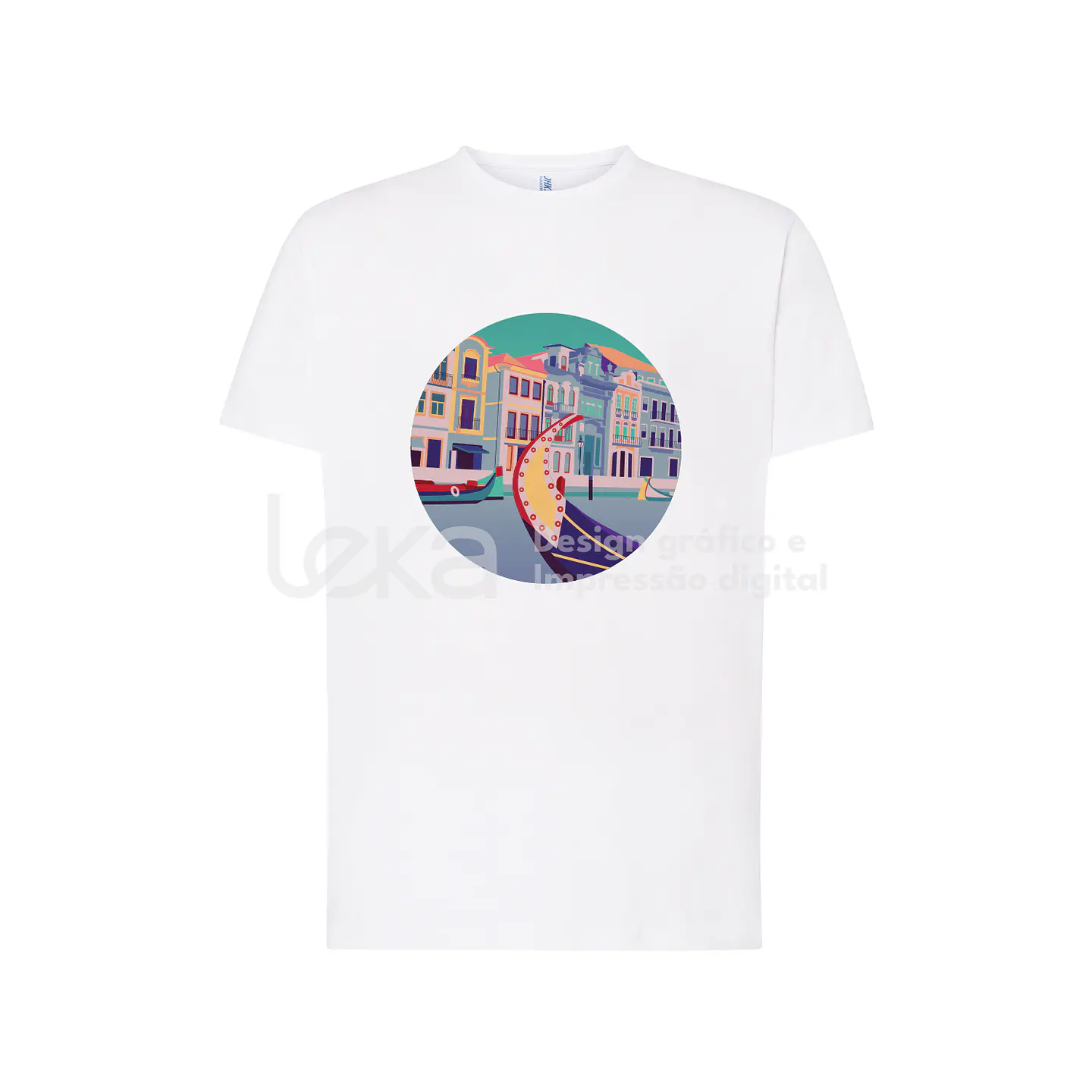 T-shirt Camisola Personalizada 100% Algodão 190 gr– Estampagem em DTF ou Vinil Têxtil 1