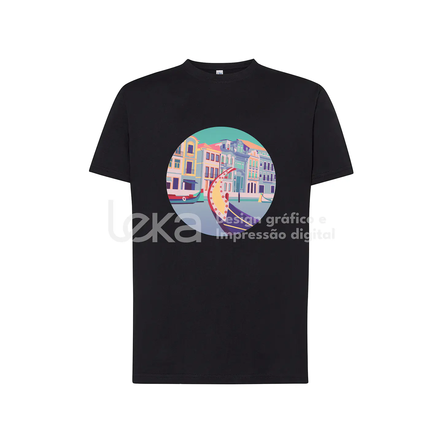 T-shirt Camisola Personalizada 100% Algodão 190 gr– Estampagem em DTF ou Vinil Têxtil 5