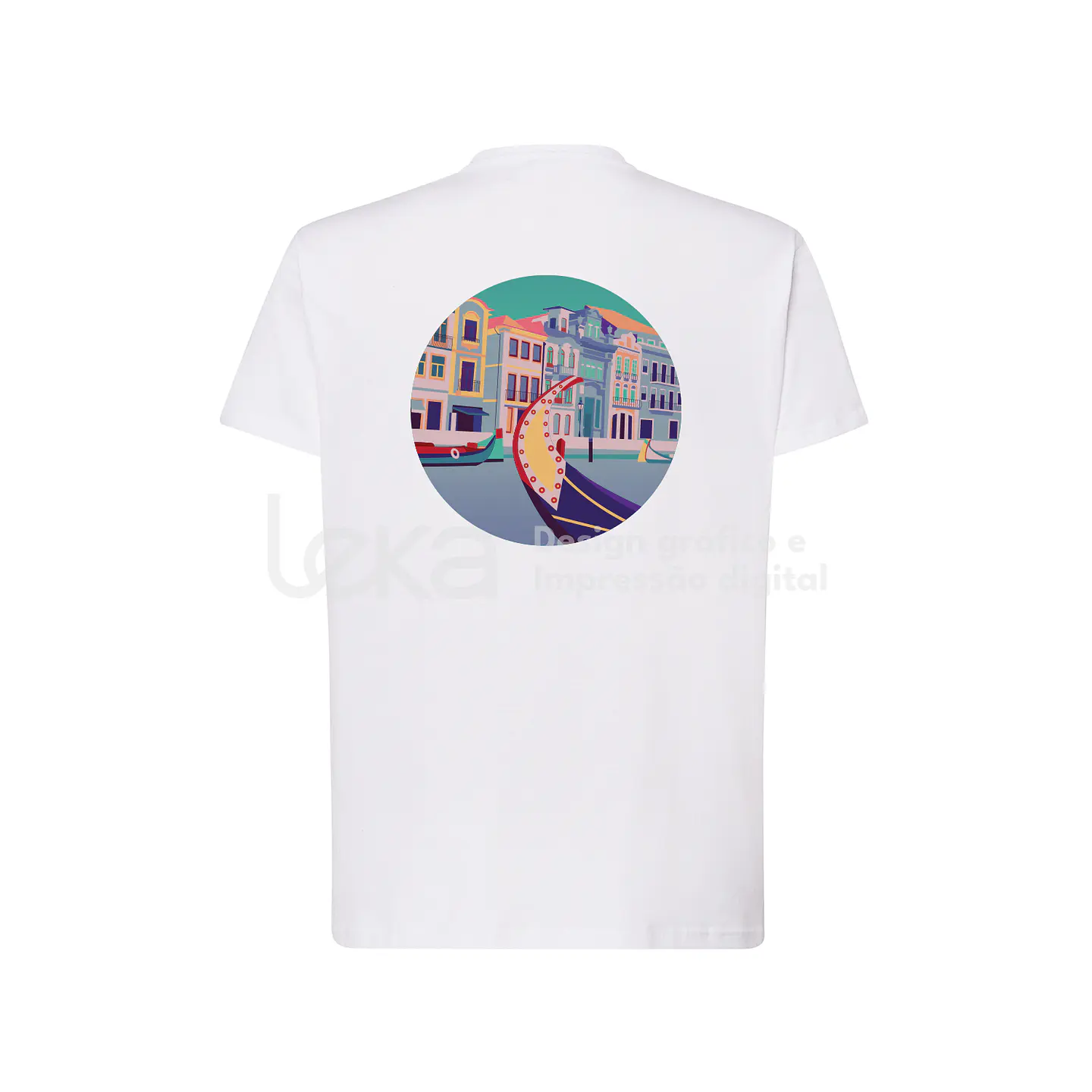 T-shirt Camisola Personalizada 100% Algodão 190 gr– Estampagem em DTF ou Vinil Têxtil 8