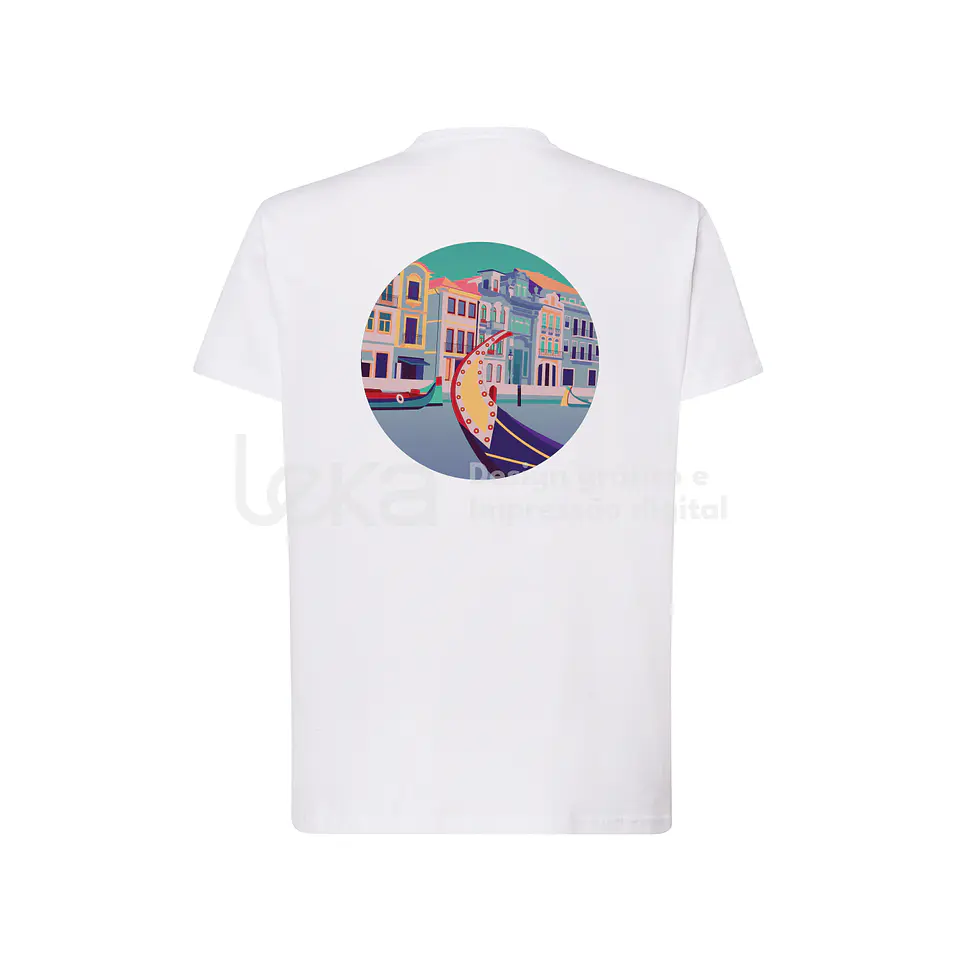 T-shirt Camisola Personalizada 100% Algodão 190 gr– Estampagem em DTF ou Vinil Têxtil 8