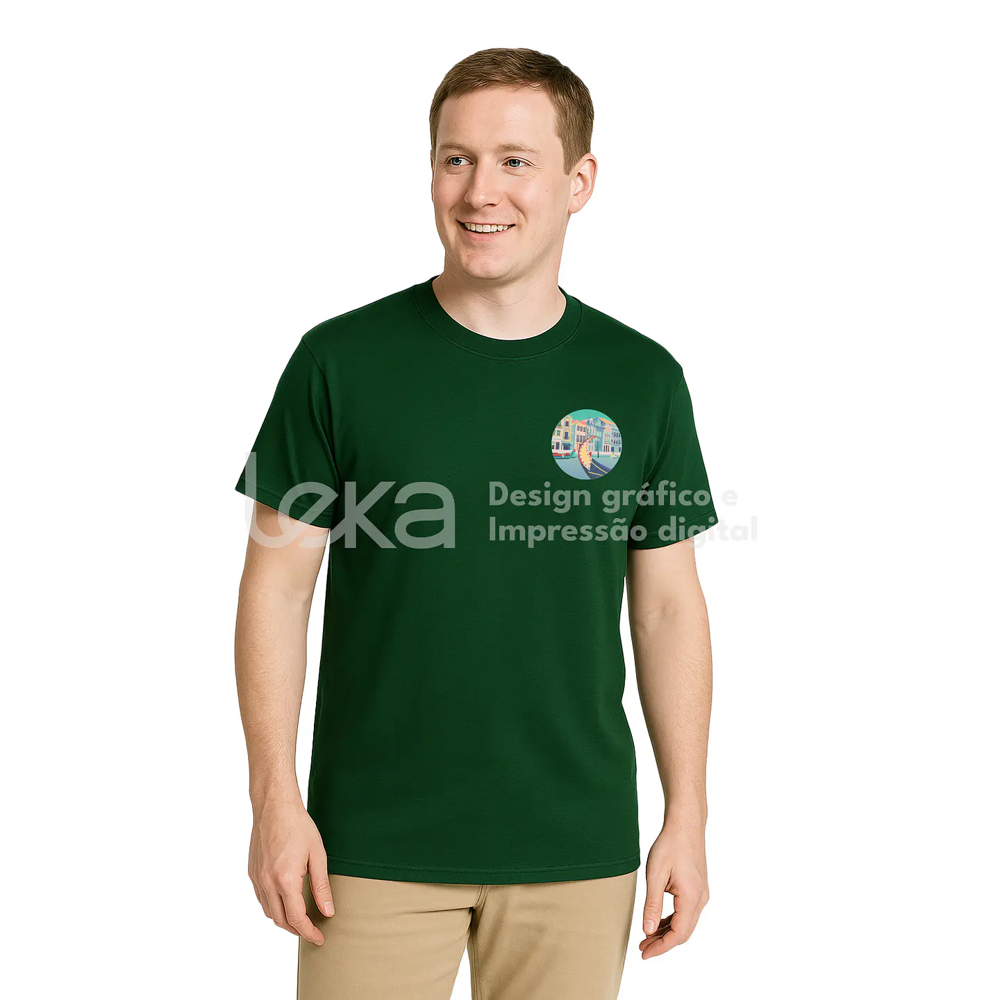 T-shirt Camisola Personalizada 100% Algodão 190 gr– Estampagem em DTF ou Vinil Têxtil 13