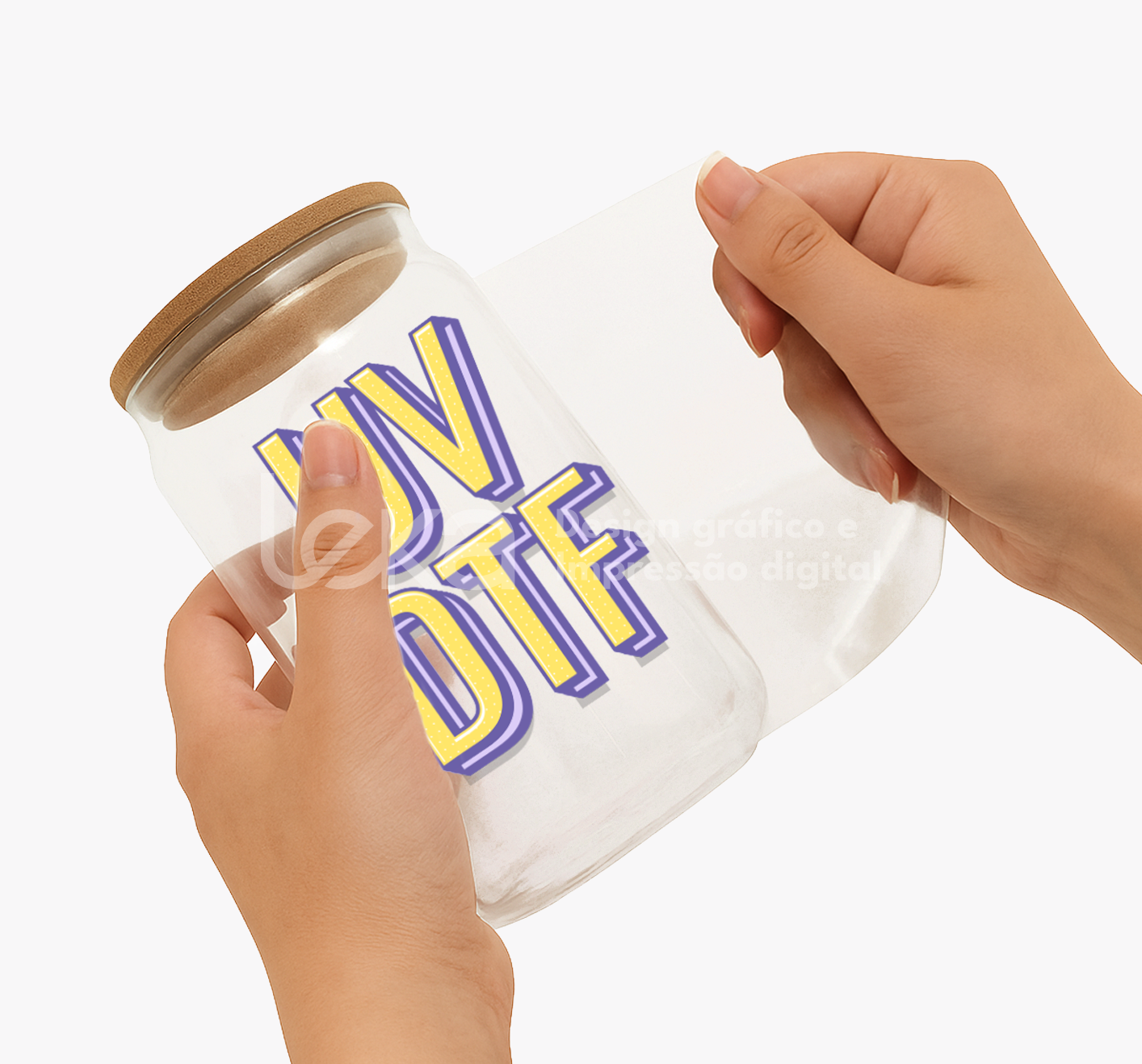 Impressão UV DTF