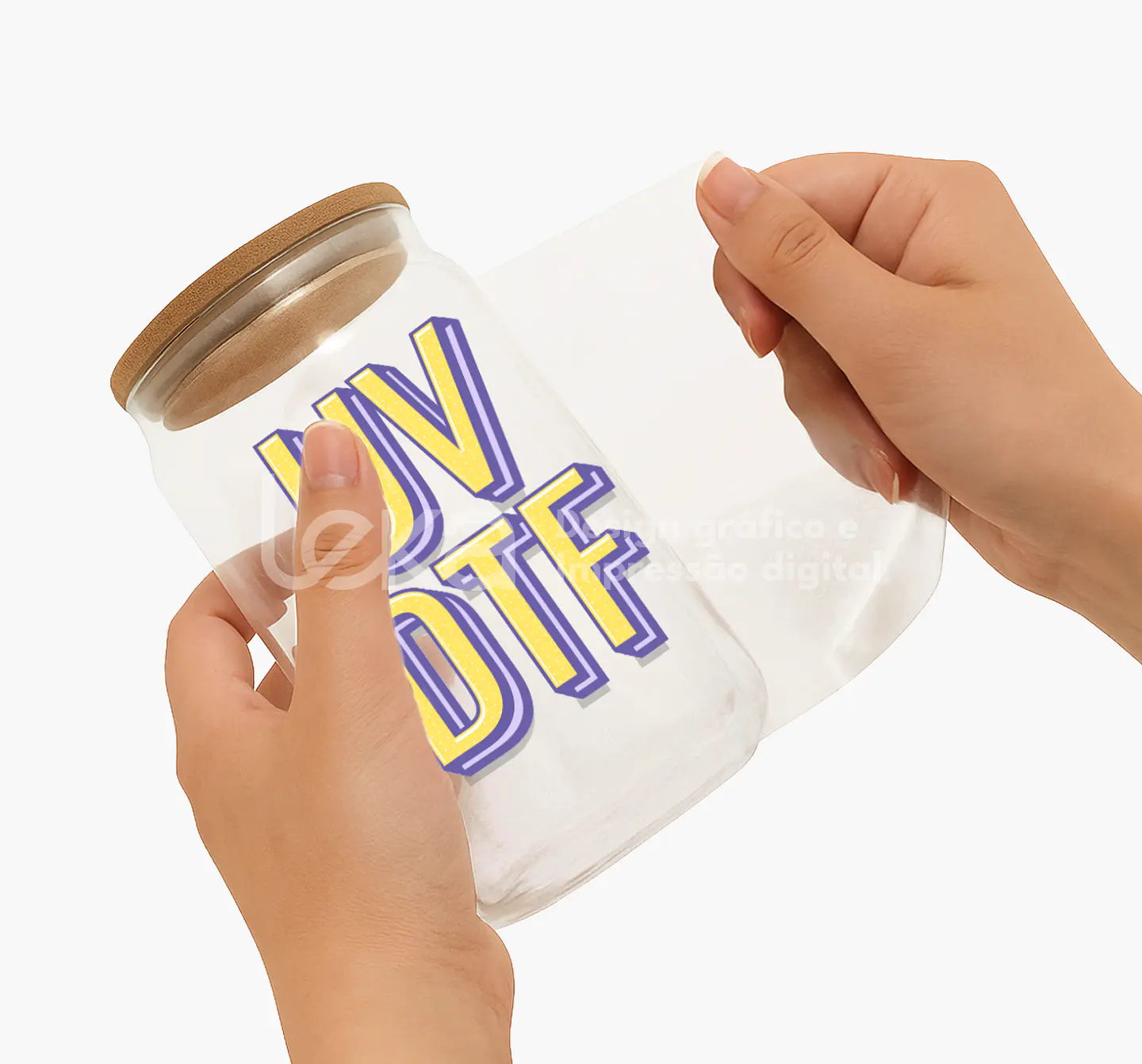 Impressão UV DTF 1