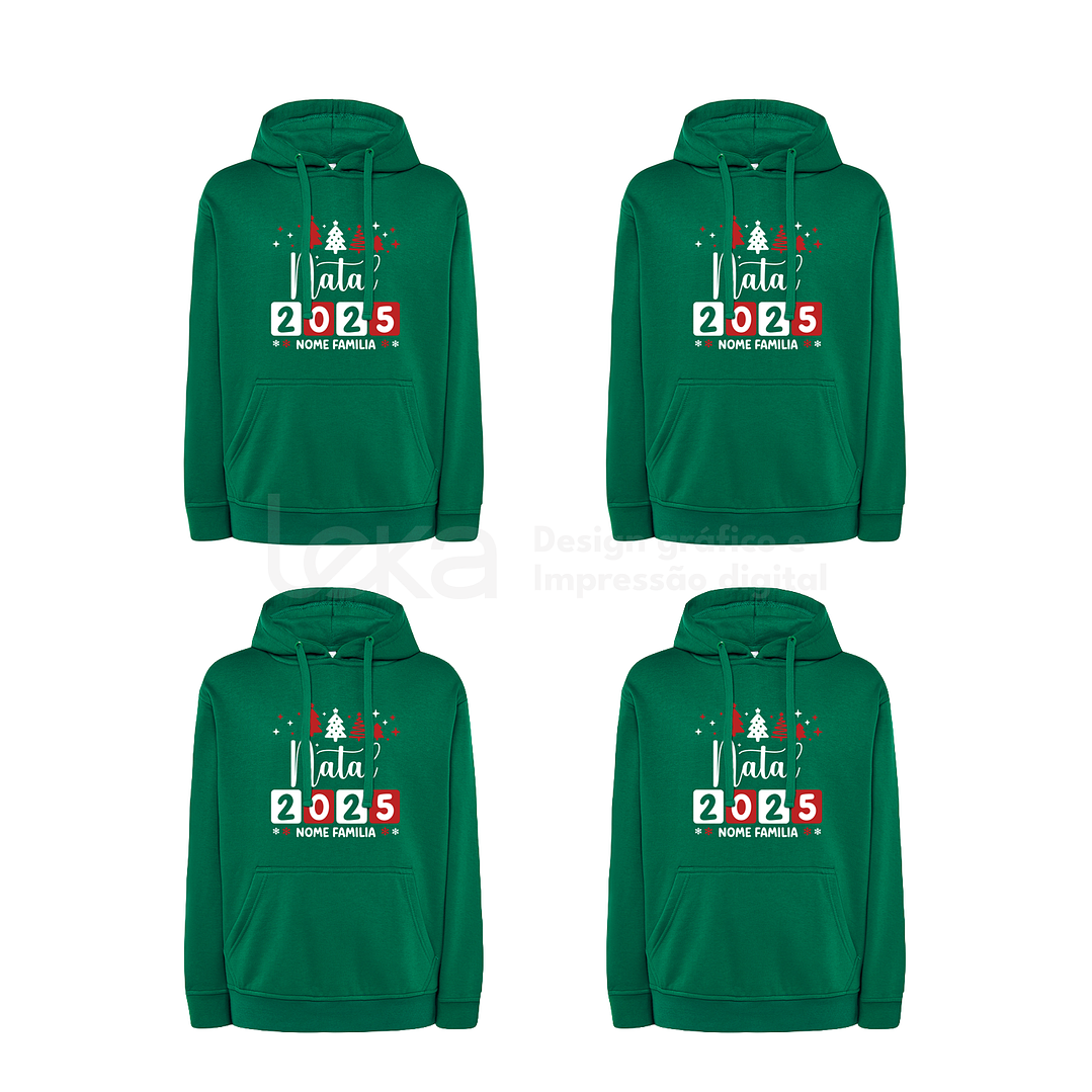 Kit navideño familiar de suéter y sudadera - Personalizado con vuestros nombres 12