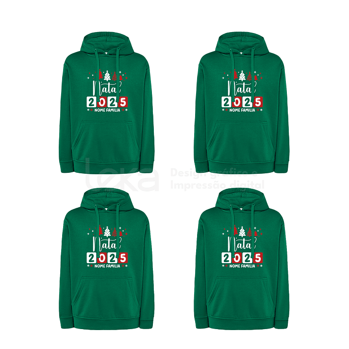 Kit navideño familiar de suéter y sudadera - Personalizado con vuestros nombres 12