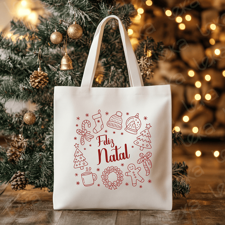 Saco de Natal em Poliéster  2