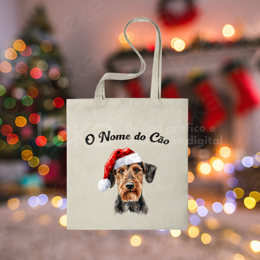 Saco de Natal Personalizado - Ilustração do Seu Cão 28