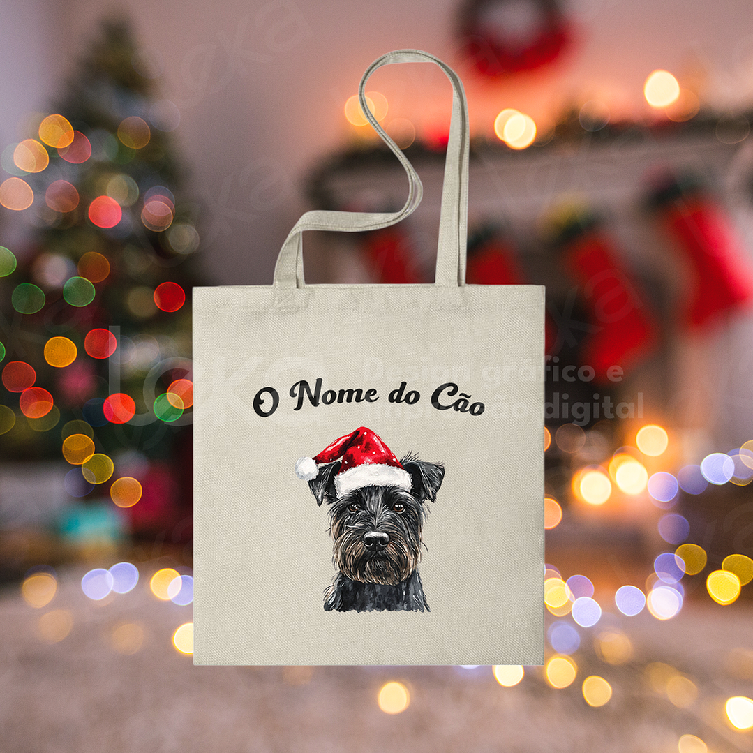 Saco de Natal Personalizado - Ilustração do Seu Cão 54