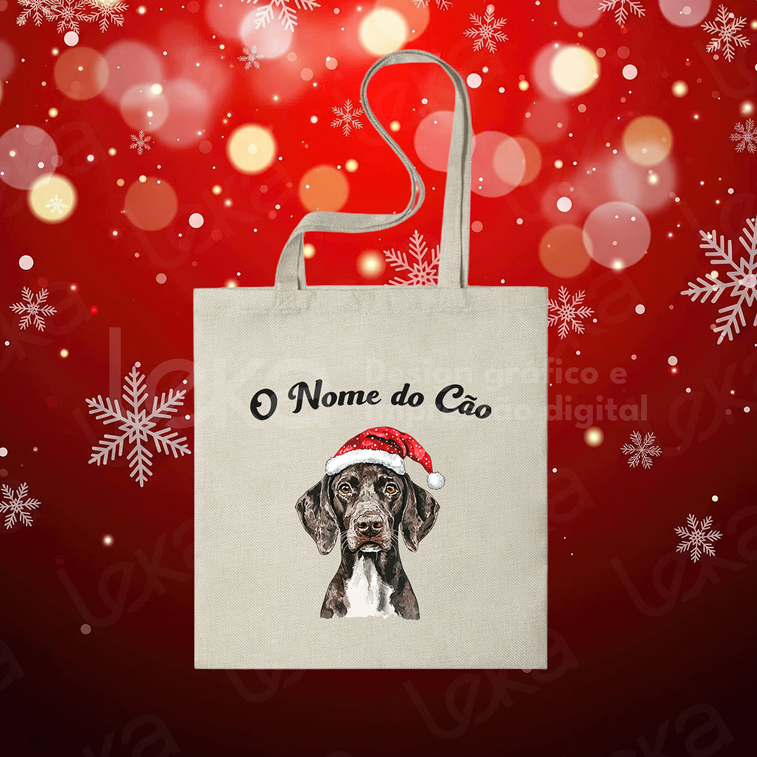 Saco de Natal Personalizado - Ilustração do Seu Cão 17