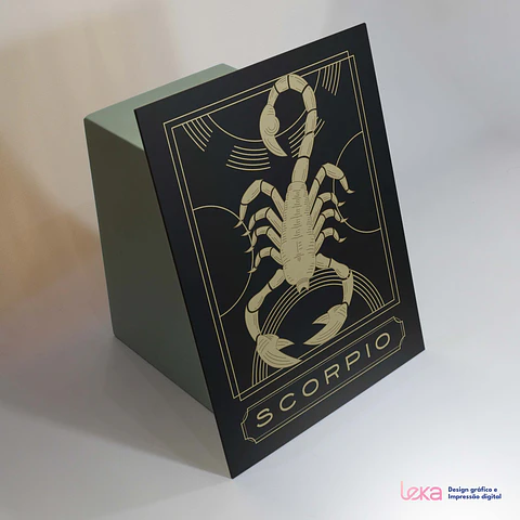 Pôster de Signo do Zodíaco 40x30cm  | Pronto a Pendurar