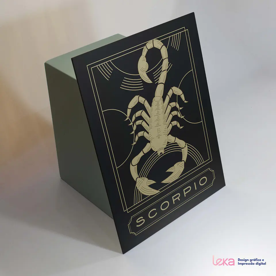 Póster del signo del zodíaco 40 x 30 cm | Listo para colgar 1