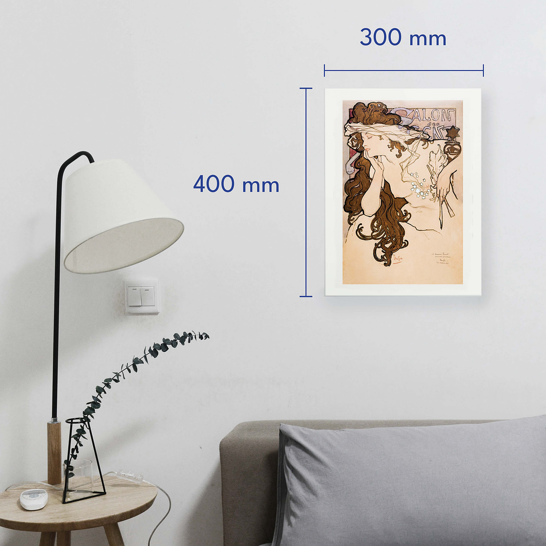 Pôster de Pintura Famoso em MDF 40x30 cm | Pronto a Pendurar 2