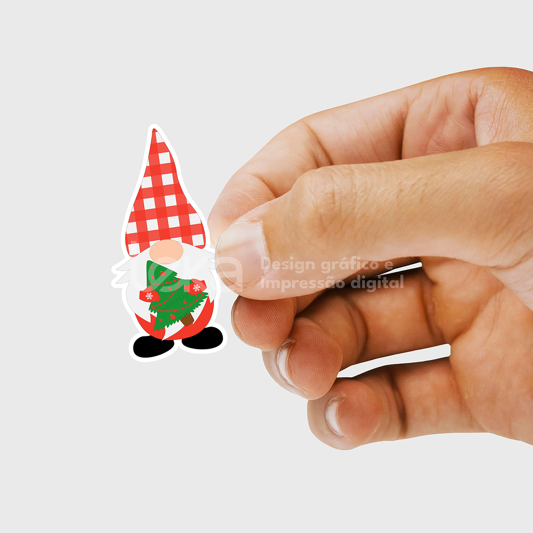 Colección de pegatinas navideñas encantadas 5