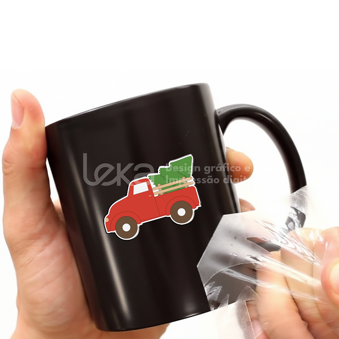 Conjunto Mágico: 12 Autocolantes de Natal (6 cm) 2