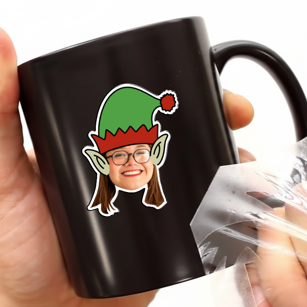 Como Elfos de Natal - Kit de 10 Adesivos para Casais 6 cm 2