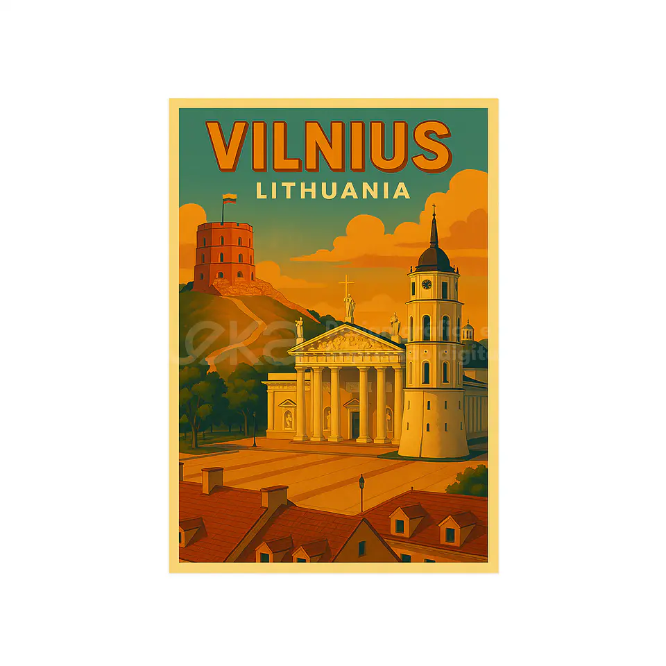 Carteles de viajes Ciudades Vintage 8