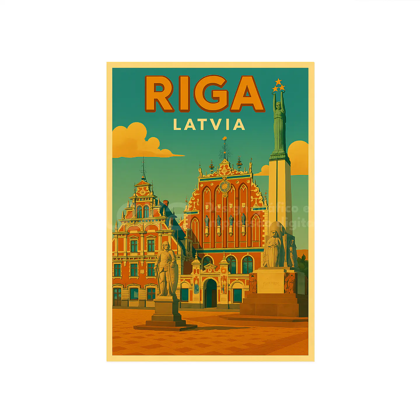 Carteles de viajes Ciudades Vintage 10