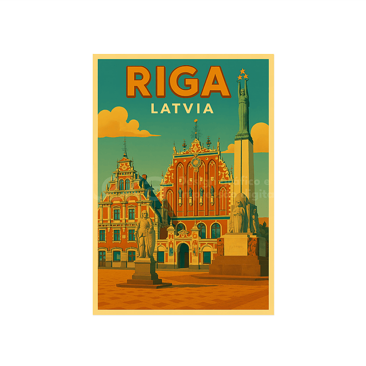 Posters de Viagem de Cidades Vintage 10