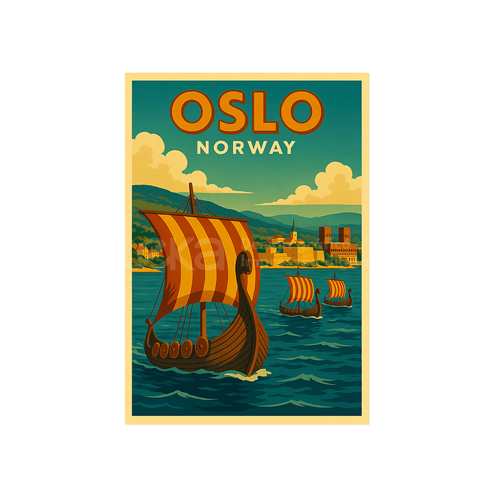 Posters de Viagem de Cidades Vintage 11