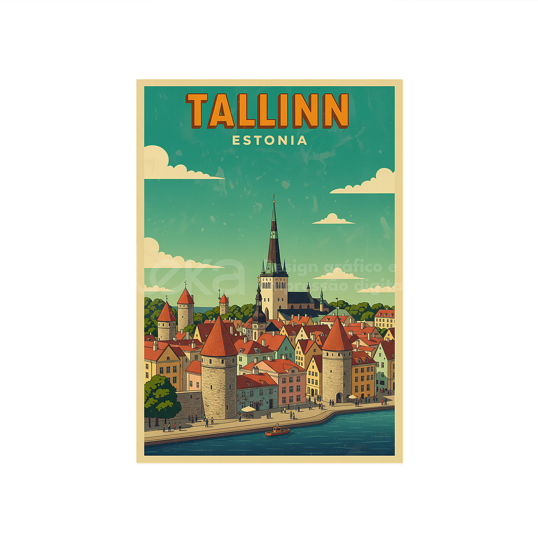 Posters de Viagem de Cidades Vintage 14