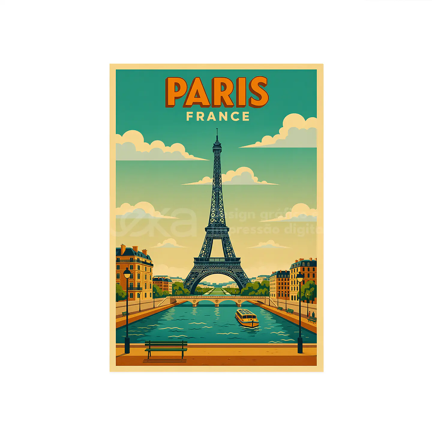 Carteles de viajes Ciudades Vintage 16