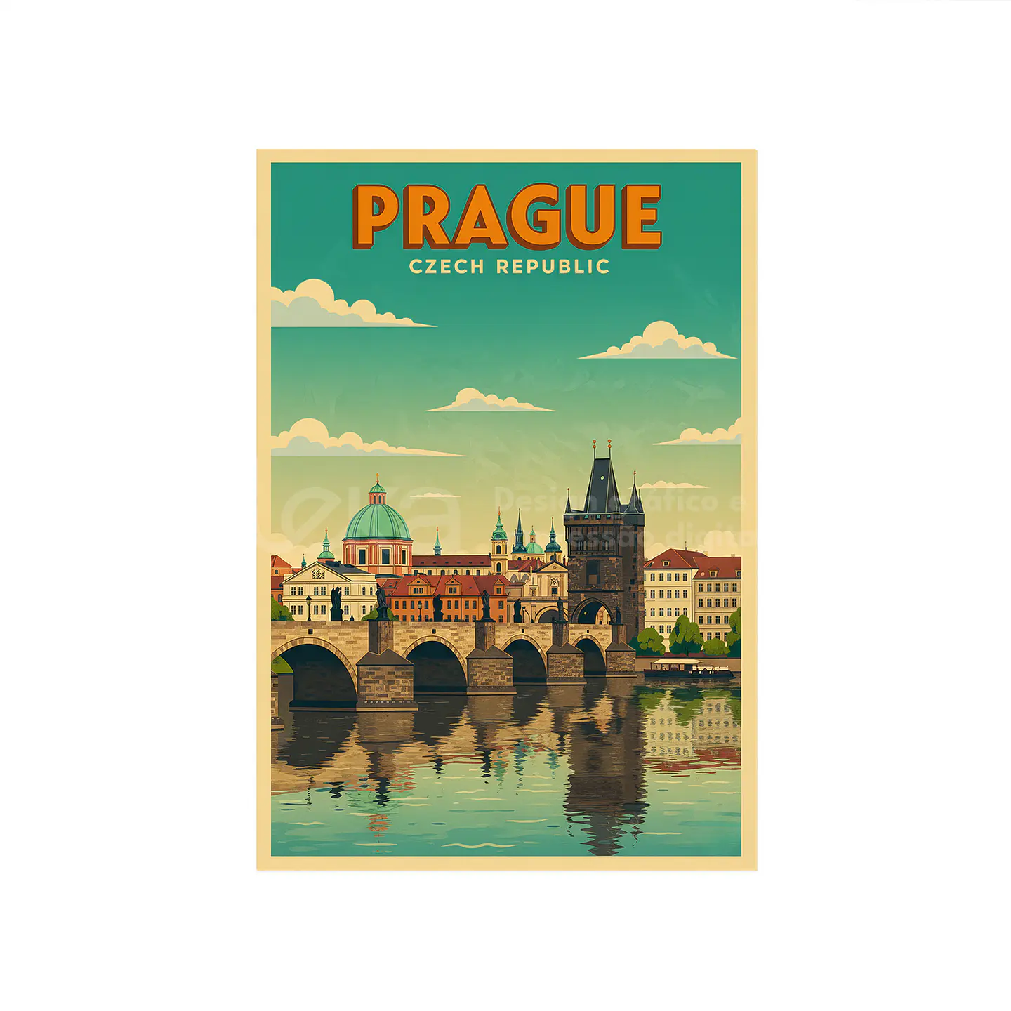 Carteles de viajes Ciudades Vintage 17