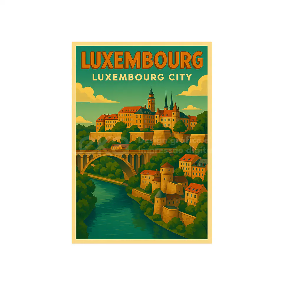 Carteles de viajes Ciudades Vintage 19