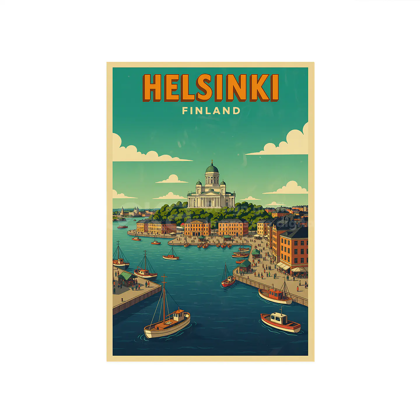 Carteles de viajes Ciudades Vintage 21