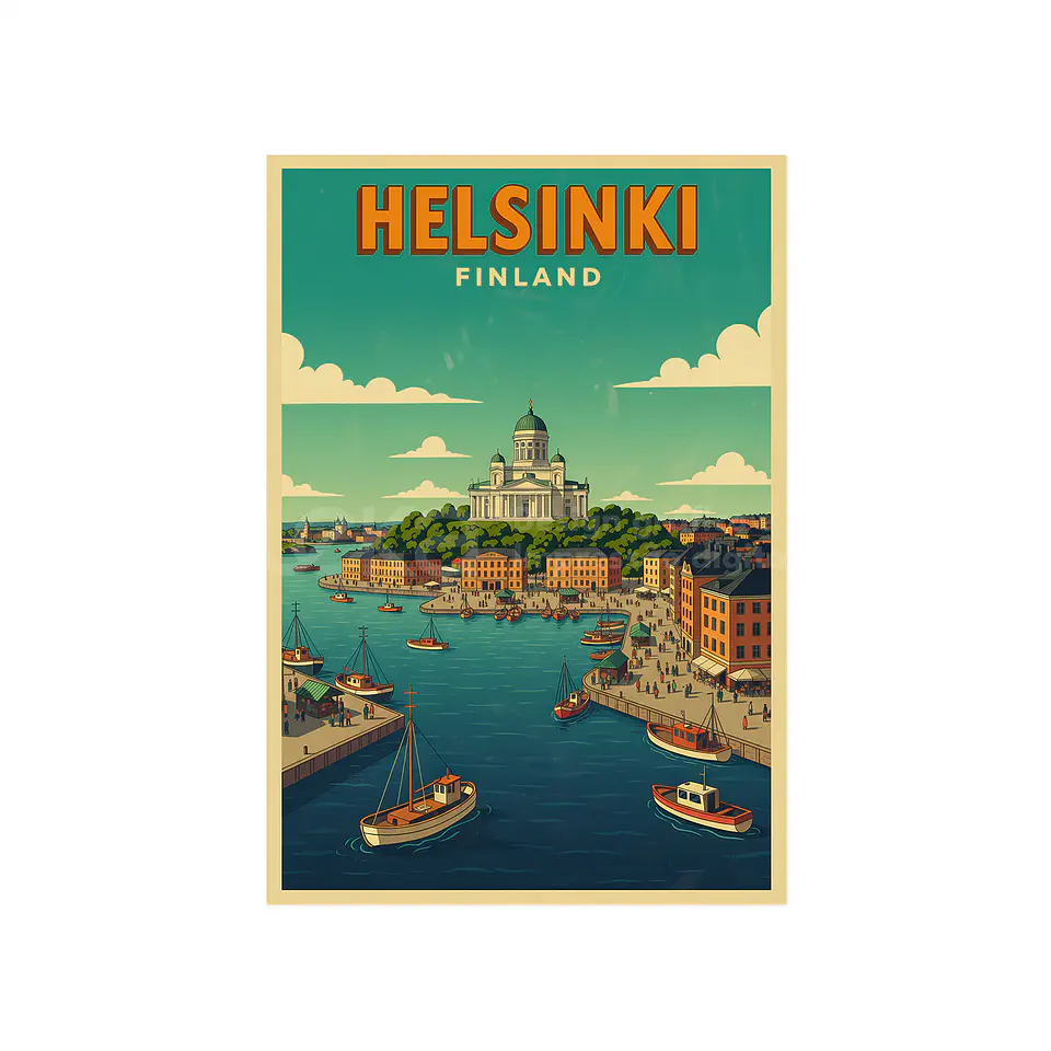 Carteles de viajes Ciudades Vintage 21
