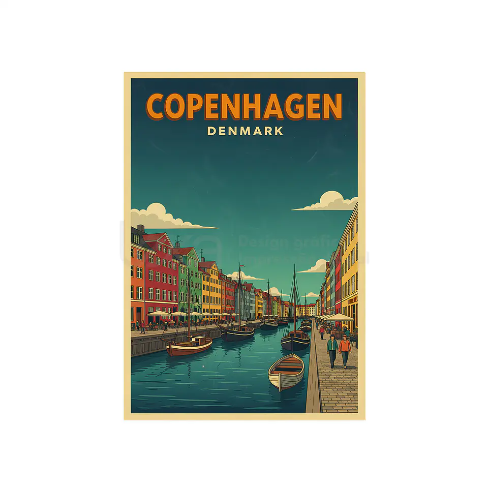 Carteles de viajes Ciudades Vintage 22