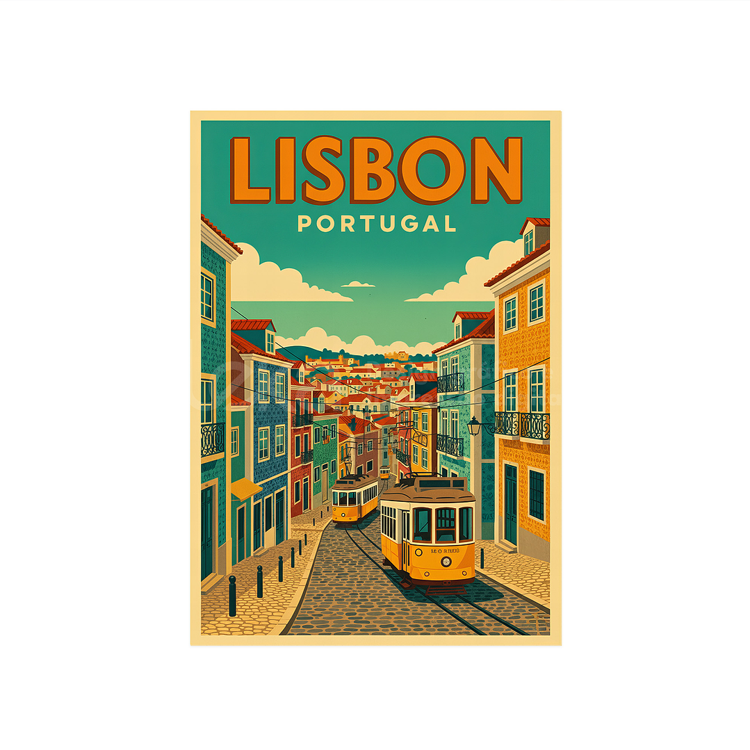 Posters de Viagem de Cidades Vintage 23