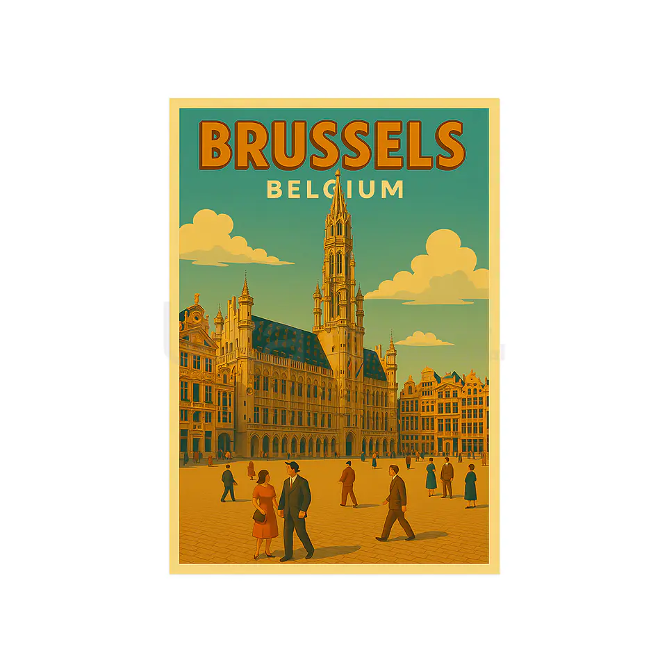 Carteles de viajes Ciudades Vintage 25